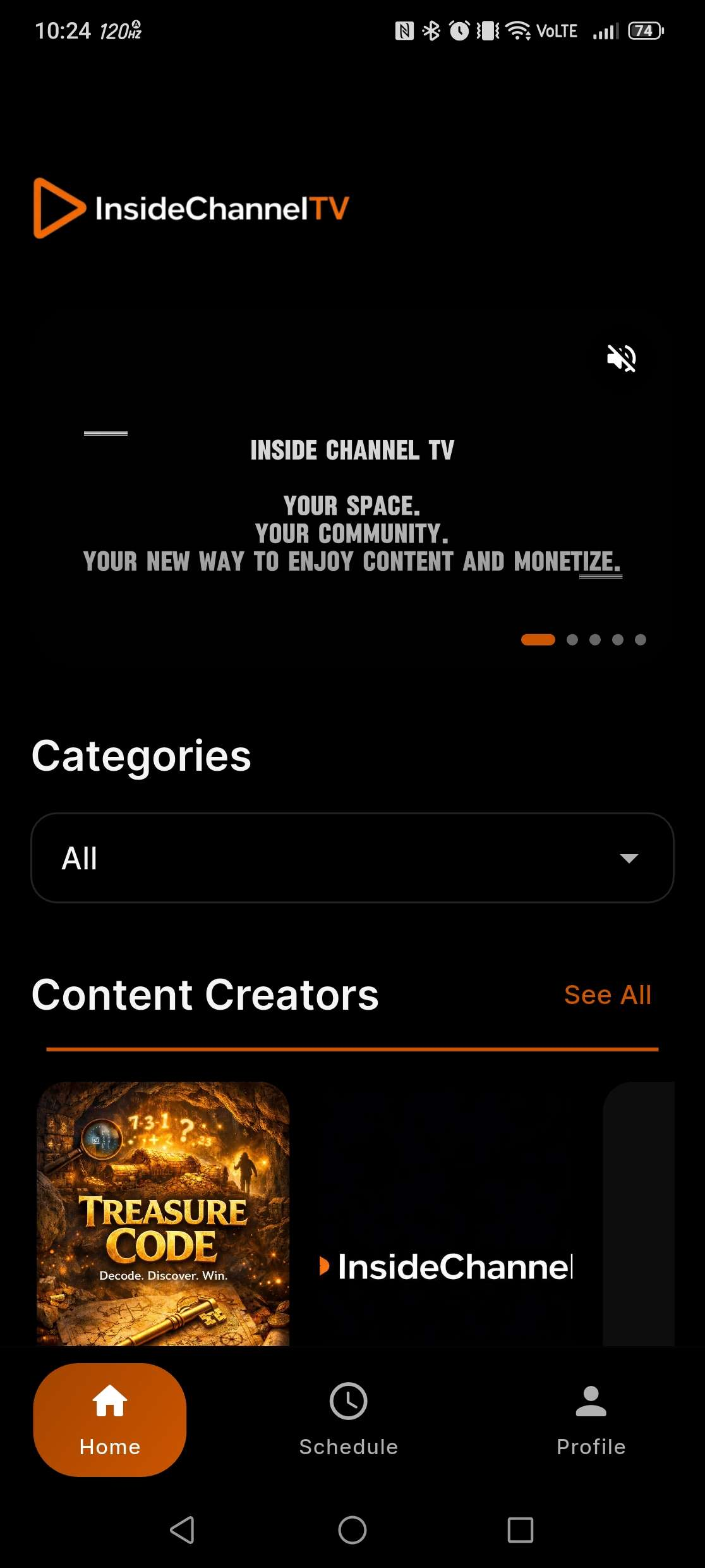 Inside Channel TV — Discover channels and content