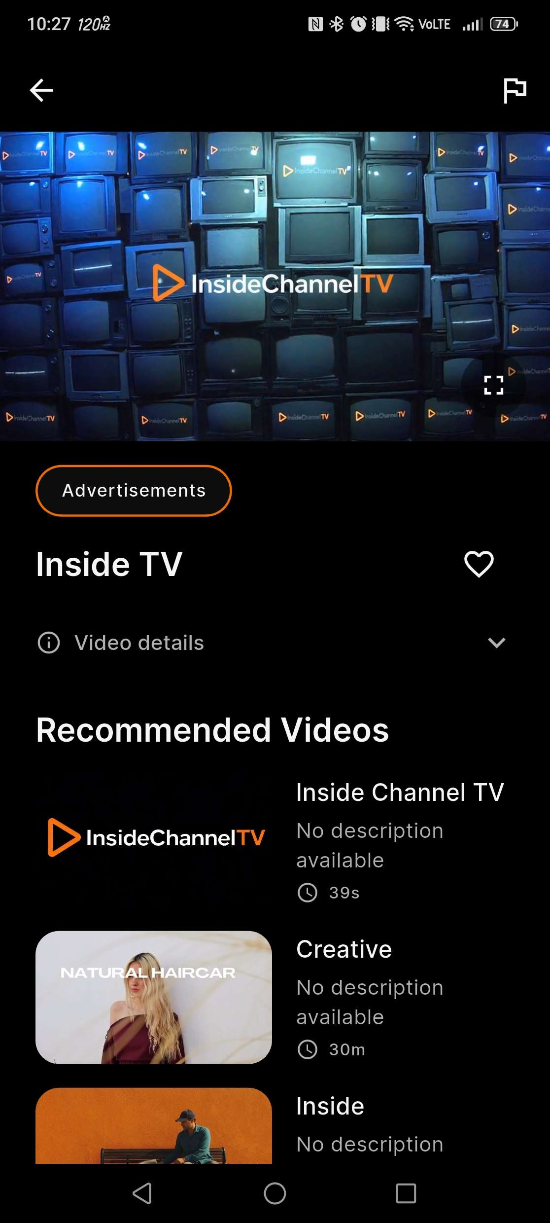 Inside Channel TV — Watch videos and find what’s next